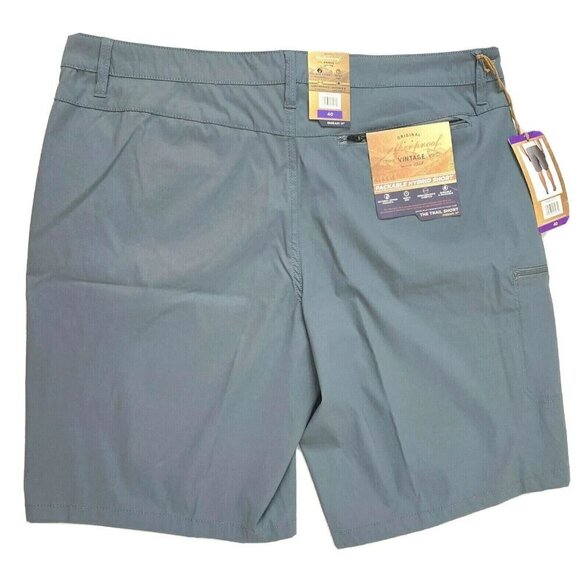 Weatherproof Vintage Men's size 40 Packable Hybrid Trail Short Gray NEW - Picture 4 of 9
